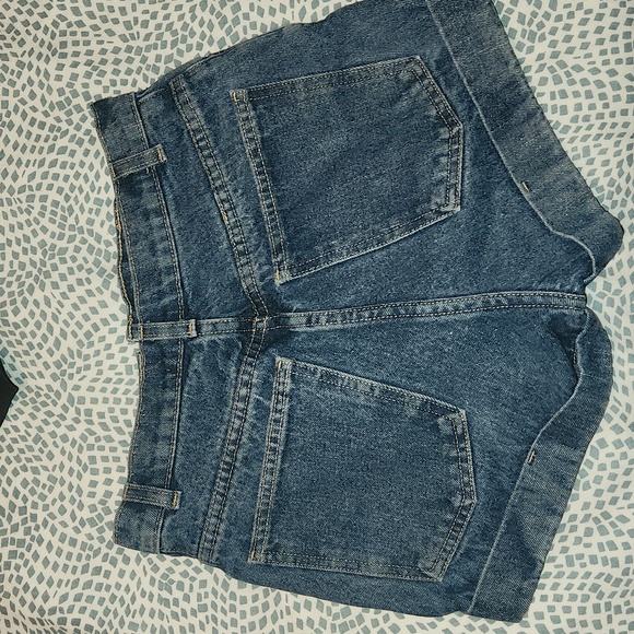 High-waisted denim shorts American Apparel - Picture 2 of 4
